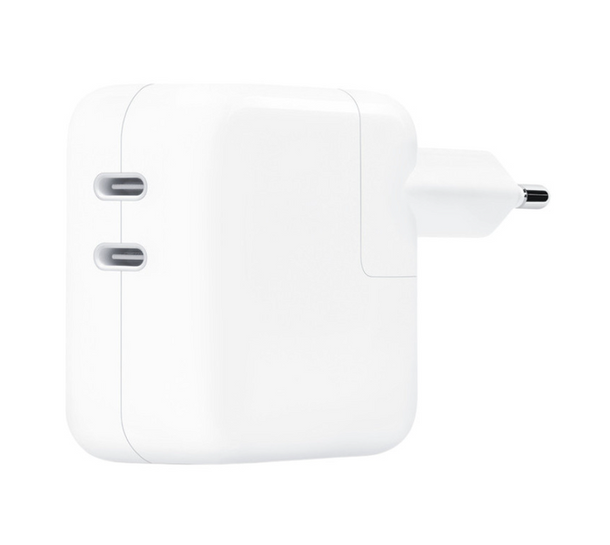 Блок живлення Apple 35W Dual USB-C Port Power Adapter (MNWP3) 006 фото