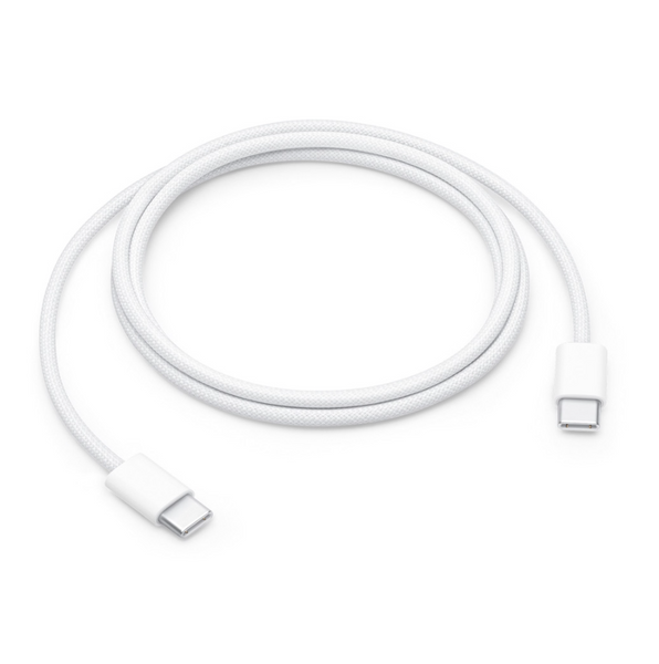 Кабель Apple USB Type-C to USB-C Charge Cable 1m White (MQKJ3) (woven обплетение) без коробки 013 фото