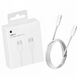 Кабель Apple USB Type-C to USB-C Charge Cable 1m White (MQKJ3) (woven плетение)  014 фото 5