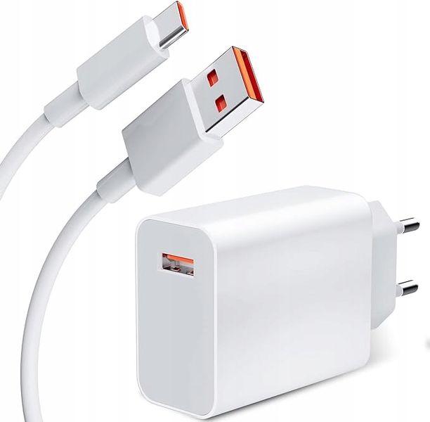 Блок питания Xiaomi 33W PD Adapter QC 4.0 + USB to USB C кабель                                            017 фото