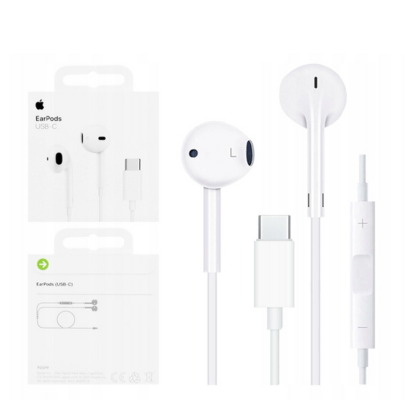 Наушники с микрофоном Apple EarPods USB-C (MTJY3) 020 фото