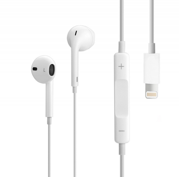 Навушники з мікрофоном Apple EarPods with Lightning Connector (MMTN2) 021 фото