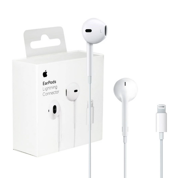 Навушники з мікрофоном Apple EarPods with Lightning Connector (MMTN2) 021 фото